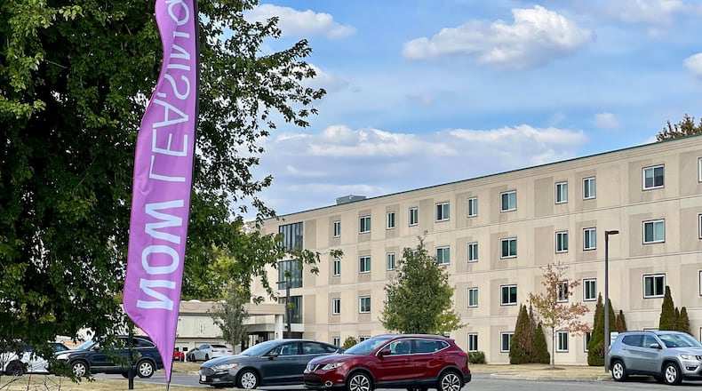 Pleasantwood Apartments and Townhomes, located at 5790 Denlinger Road in Trotwood, has been issued a cease and desist notice by the city for violation of the zoning ordinance. AIMEE HANCOCK/STAFF
