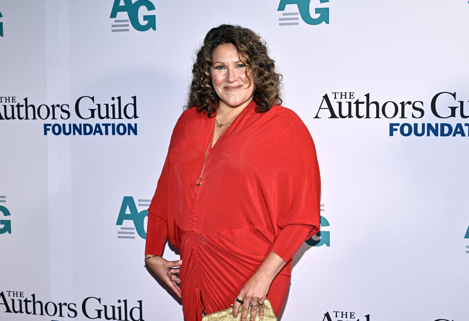 Xochitl Gonzalez attends the Authors Guild Foundation Dinner at Gotham Hall on Monday, April 7, 2025, in New York. (Photo by Evan Agostini/Invision/AP)