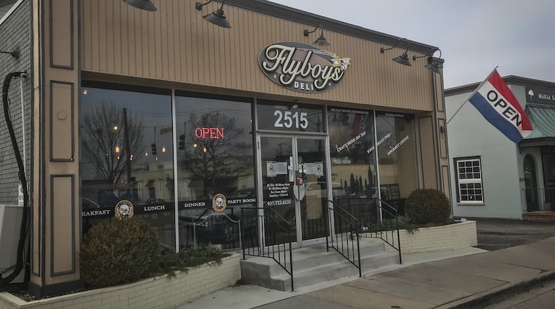 Flyboys Deli is located on Far HIlls Ave. in Oakwood. JIM NOELKER/STAFF