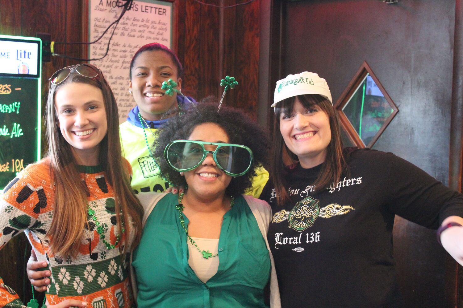 St. Patrick's Day lunchtime festivities at Flanagan's Pub