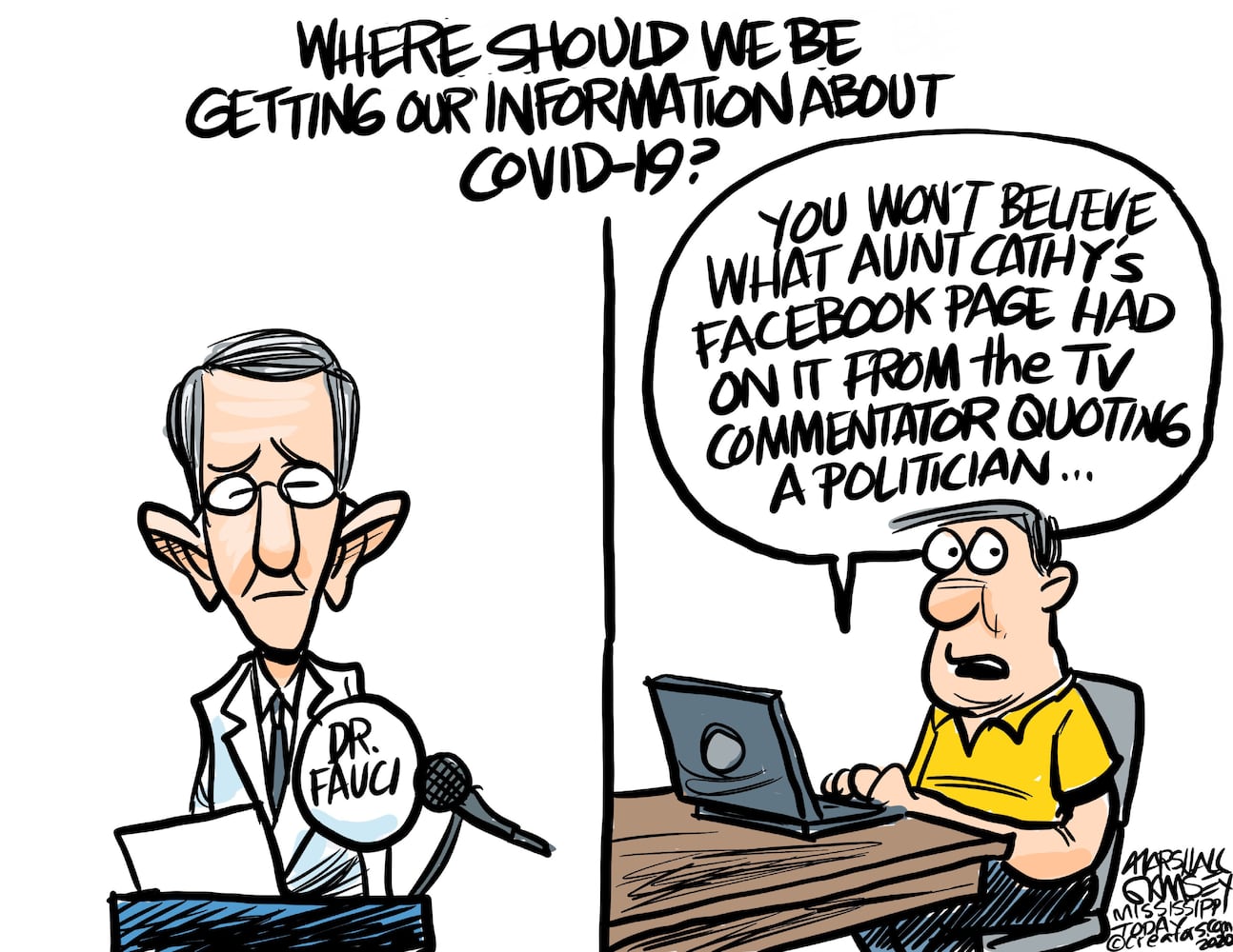 Week in cartoons: Surgical mask shortage, the economy and more