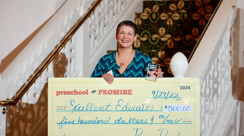 Dawn Potter won the Leadership Award at Preschool Promise's Excellence in Early Education Awards on Thursday, Sept. 29. Courtesy of Preschool Promise.