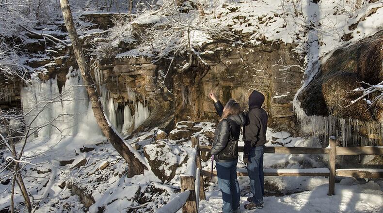 Hiking, especially if there’s a little bit of snow on the ground, is a great way to get exercise and melt stress away. CONTRIBUTED