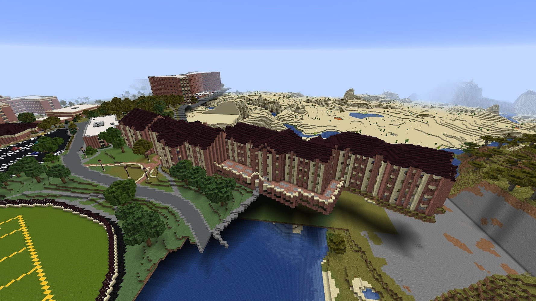 PHOTOS: Take a tour of the University of Dayton campus in Minecraft