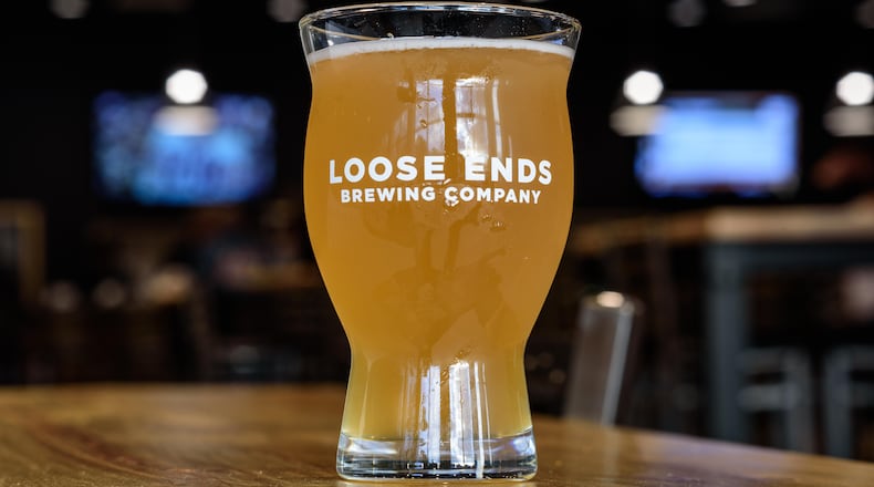 Here's a look at the soft opening of Loose Ends Brewing Company in Centerville on Thursday, October 1, 2020. Located at 890 S. Main St. (State Route 48) behind Kabuki in a strip retail center, the brewery will have its grand opening this Saturday, October 3rd. TOM GILLIAM/CONTRIBUTING PHOTOGRAPHER