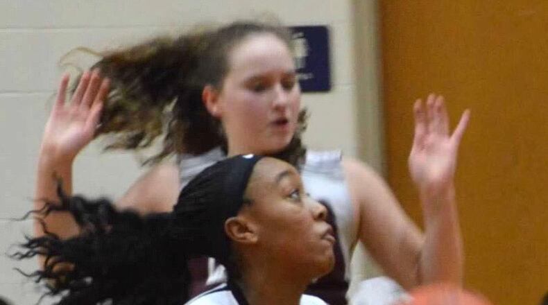 Centerville eighth-grader Cotie McMahon (with ball). CONTRIBUTED PHOTO