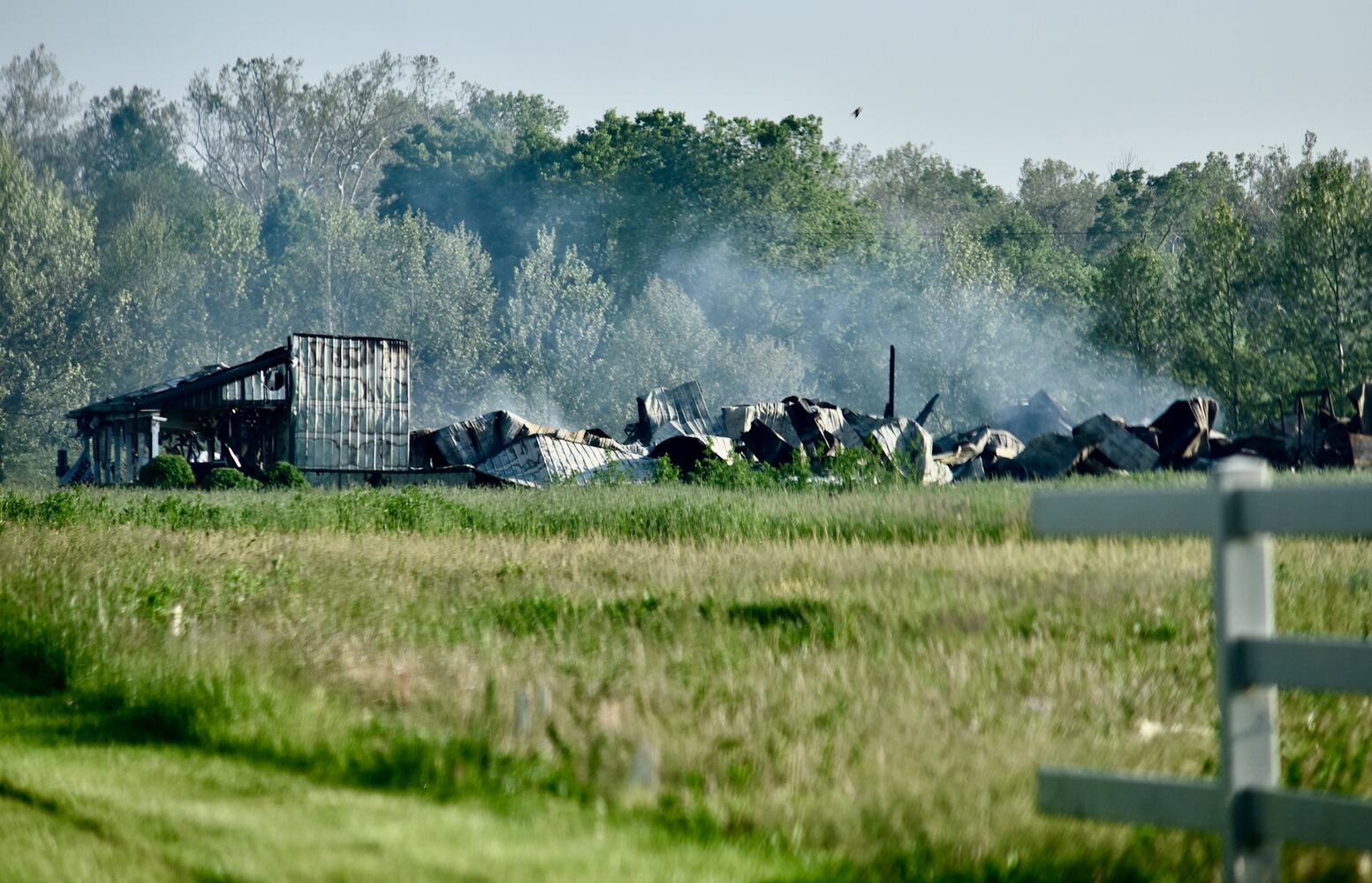 PHOTOS: Fire destroys Germantown lawn equipment business