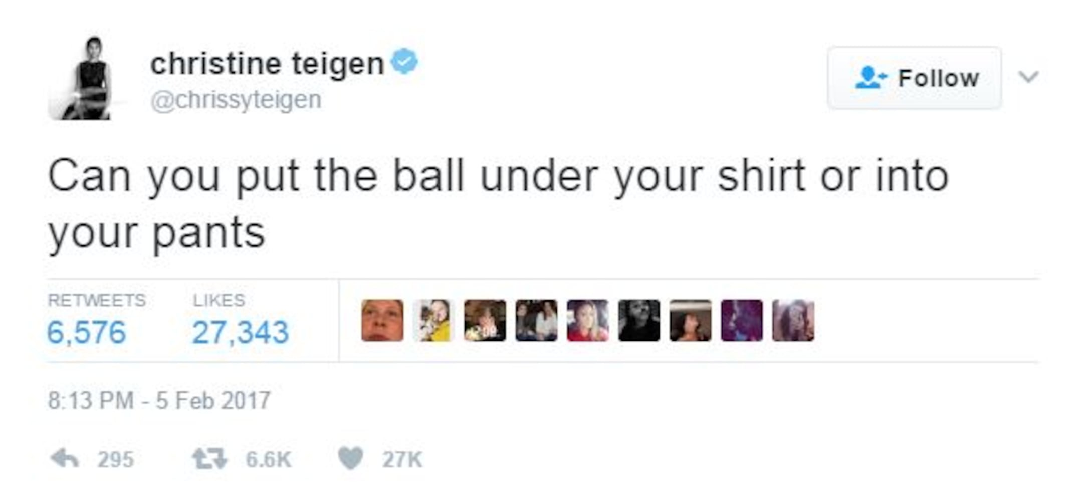 Chrissy Teigen tweets