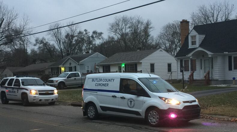 A man was found dead at about 4:20 p.m. Nov. 16 behind the 3500 block of Vannest Avenue, according to Middletown police.