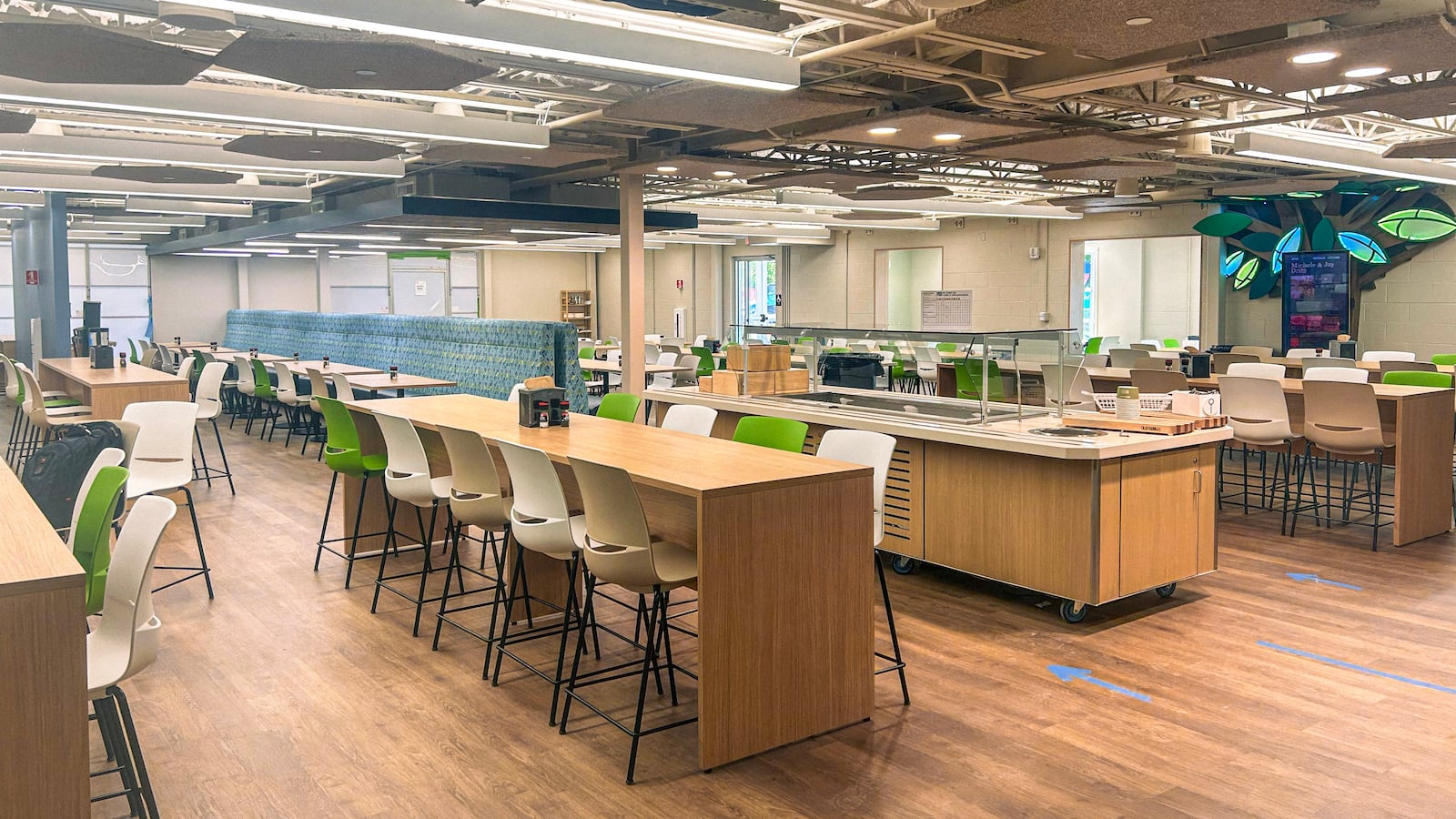 The new Reddy Student Union dining hall at The Miami Valley School. Courtesy of Miami Valley School.