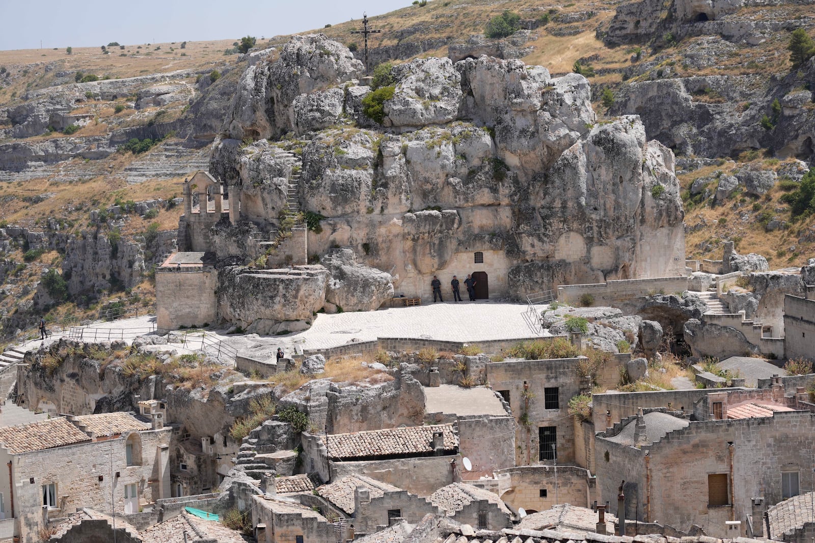 FILE - A view of Matera, Italy, appears on June 29, 2021. (AP Photo/Antonio Calanni, File)