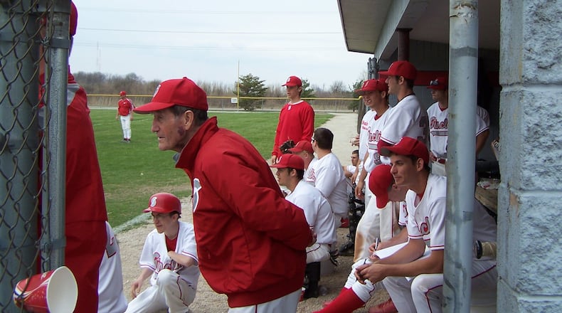 The late Jim Harrison is one of two inductees into Sinclair’s new Athletic Hall of Fame. Harrison was a baseball coach at Sinclair for 20 years. CONTRIUBUTED