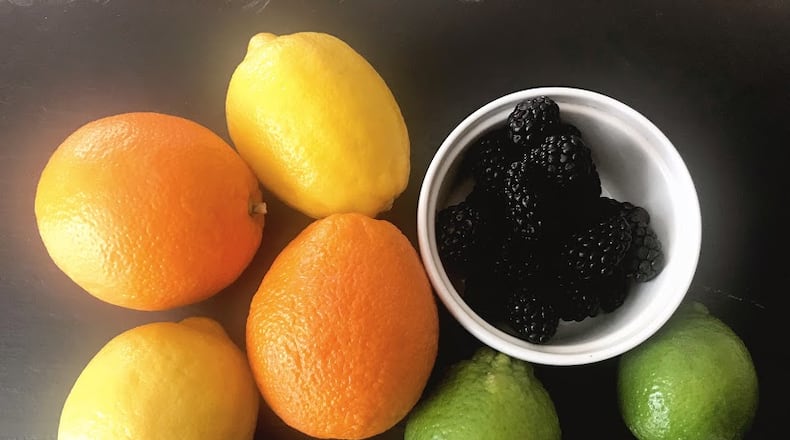 Make the most of last season's rosé with this springy sangria. Tess Vella-Collette shows you how. PHOTO / TESS VELLA-COLLETTE