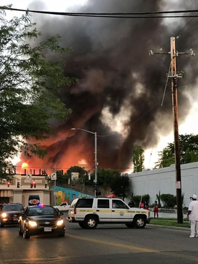 Downtown Dayton Fire