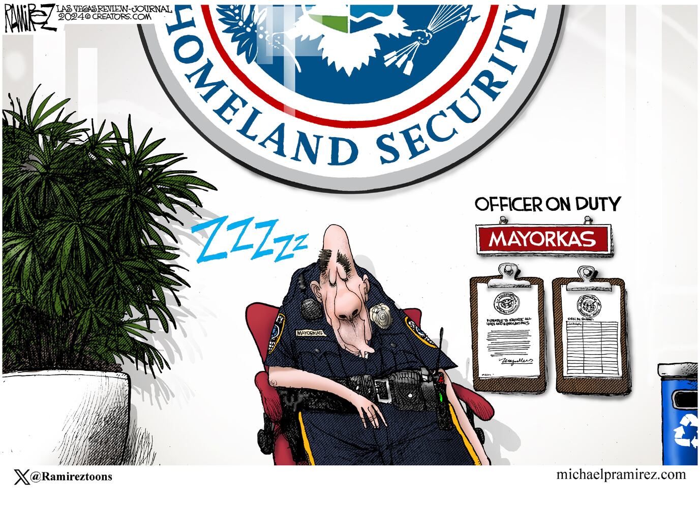 CARTOONS: Michael Ramirez, Feb. 12, 2024