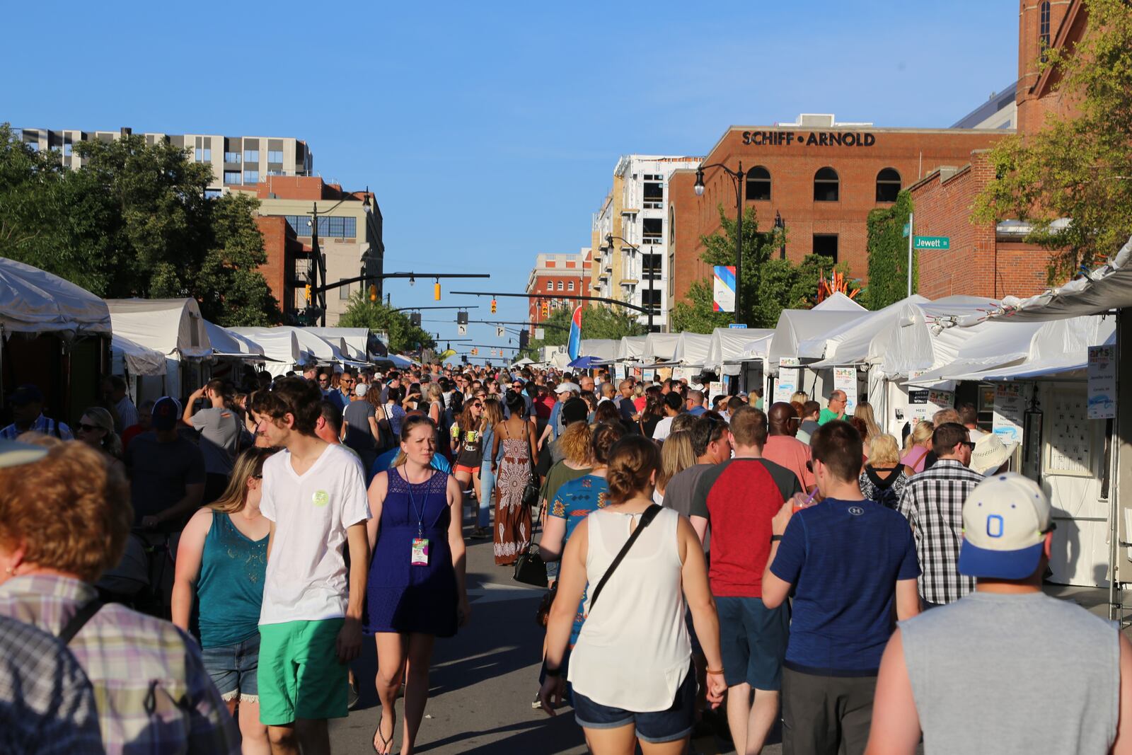 The Columbus Arts Festival is one of the signature festivals of summer in Ohio, drawing hundreds of thousands. Source: Columbus Arts Festival