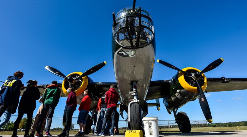 Butler Tech and Middletown officials announced today(7/30) a $1 million grant from the non-profit JobsOhio’s Ohio Site Inventory Program (OSIP) — in partnership with REDI Cincinnati — providing key funding to launch the Butler Tech Aviation Education Hangar project. NICK GRAHAM / STAFF
