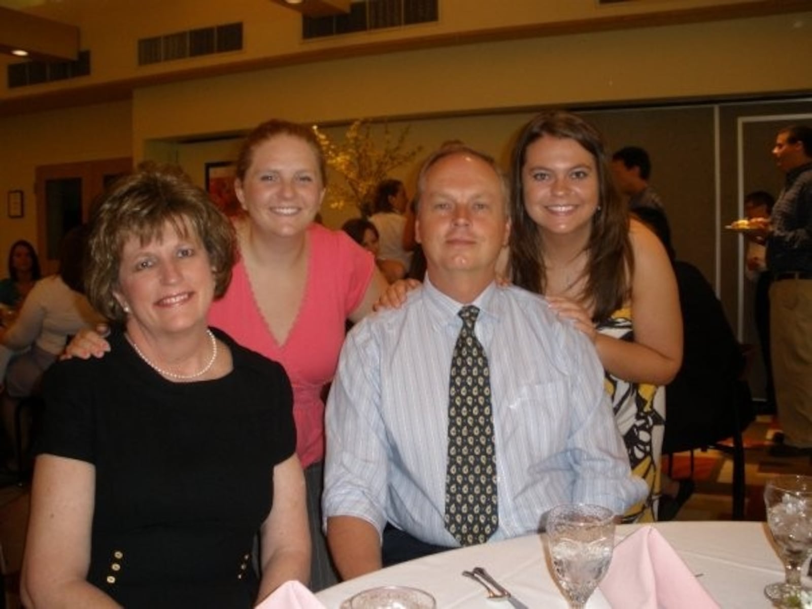The Dollinger family in May of 2009 before Lindsay Dollinger's graduation at Wittenberg. Left to Right mom Cathie Dollinger, sister Courtnay Dollinger, Dad Gary Dollinger and Lindsay Dollinger. CONTRIBUTED