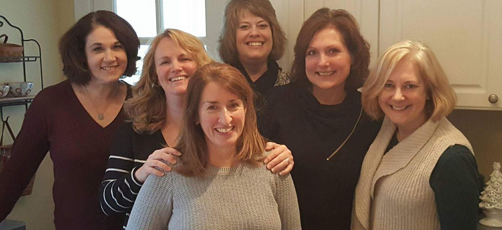 Long-time friends Erin Jenks, Amy Radachi, Mary Beach, Janine Kinnison, Rosmary Dannin and Sue Seelig. CONTRIBUTED PHOTO