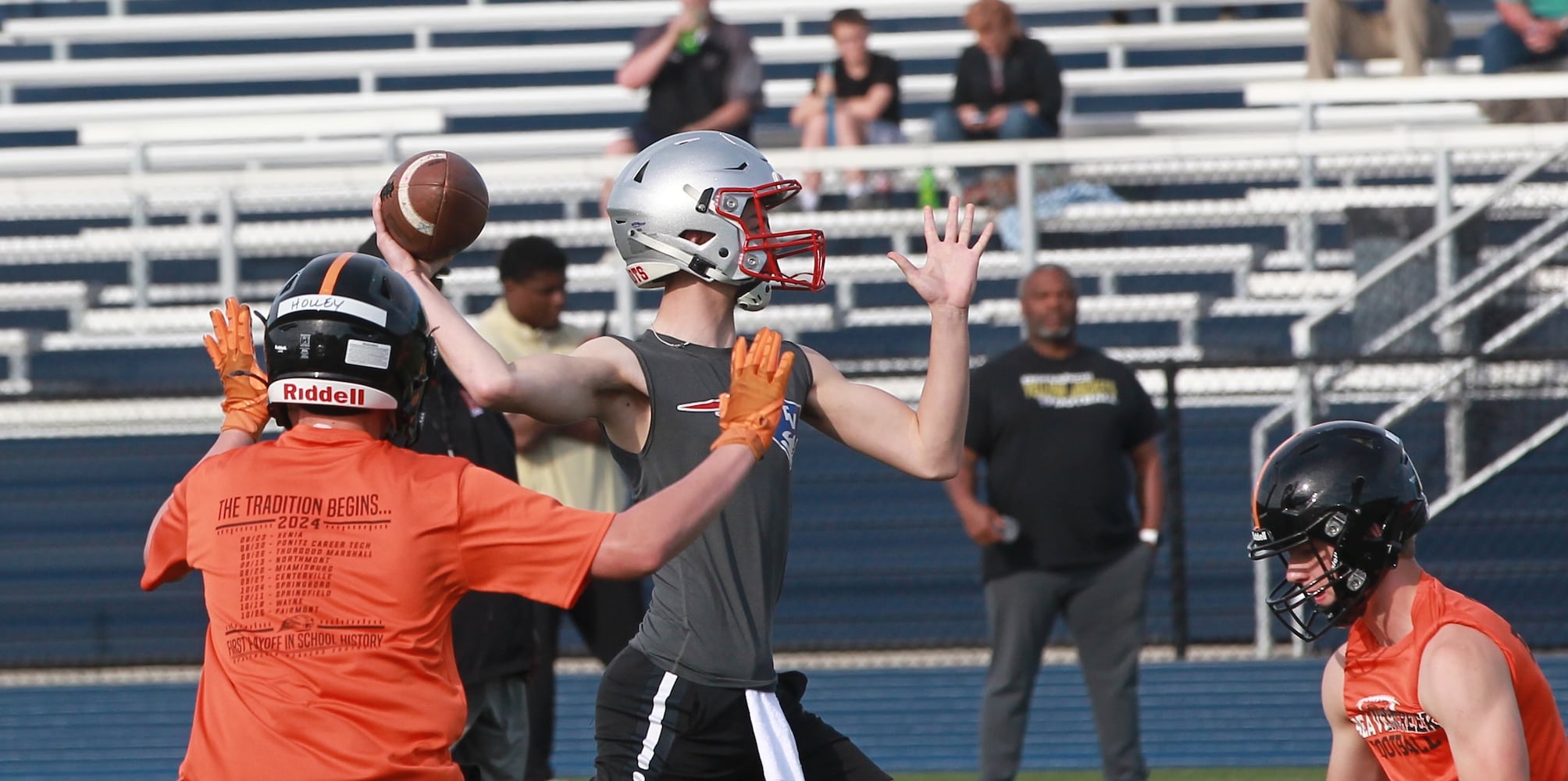 High school football 7 on 7 Fairborn: Trey Sagester