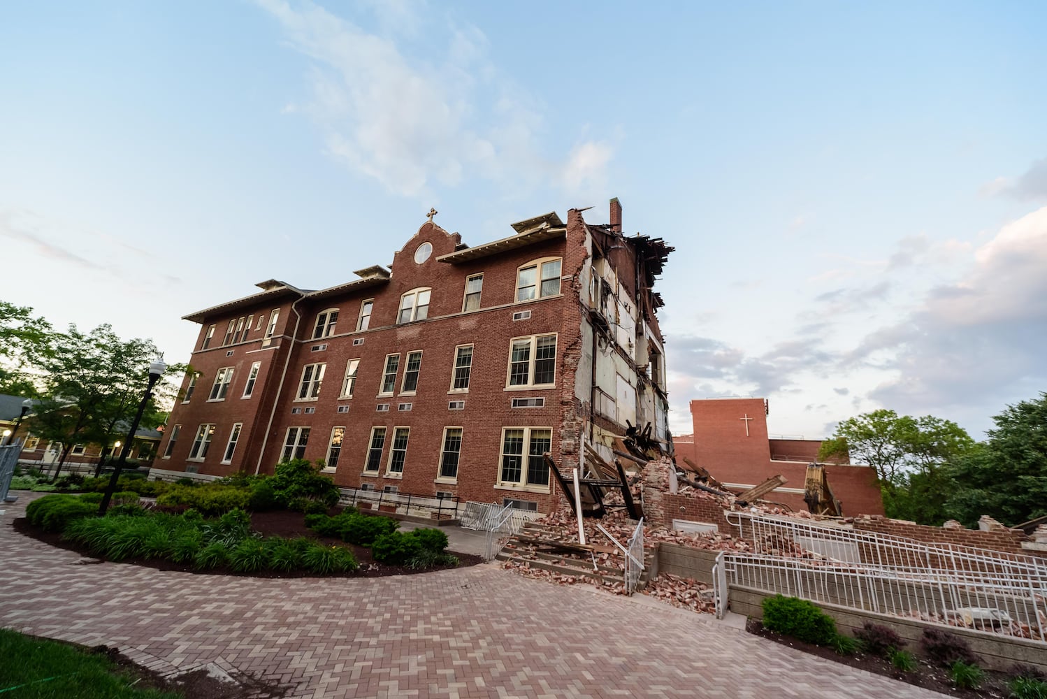 PHOTOS: Demolition of UD's Chaminade Hall