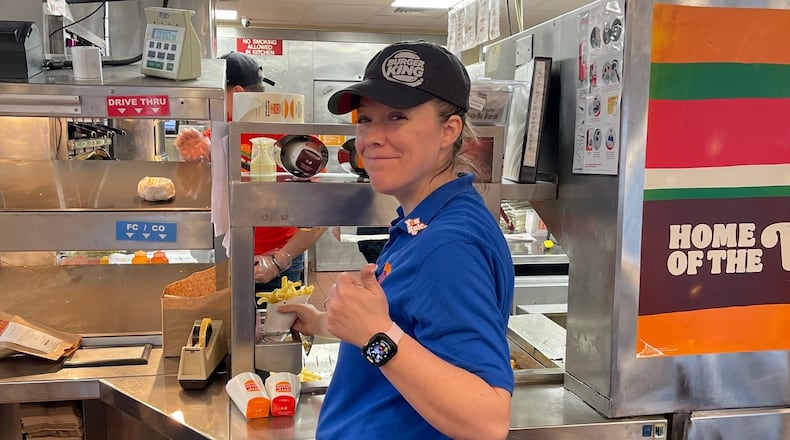 Sara Crossman started working at the Springfield Burger King on East Main Street 23 years ago at 16 years old. Today, she’s the general manager and was selected as the chain’s first “Restaurant Manager of the Year" (CONTRIBUTED PHOTO).