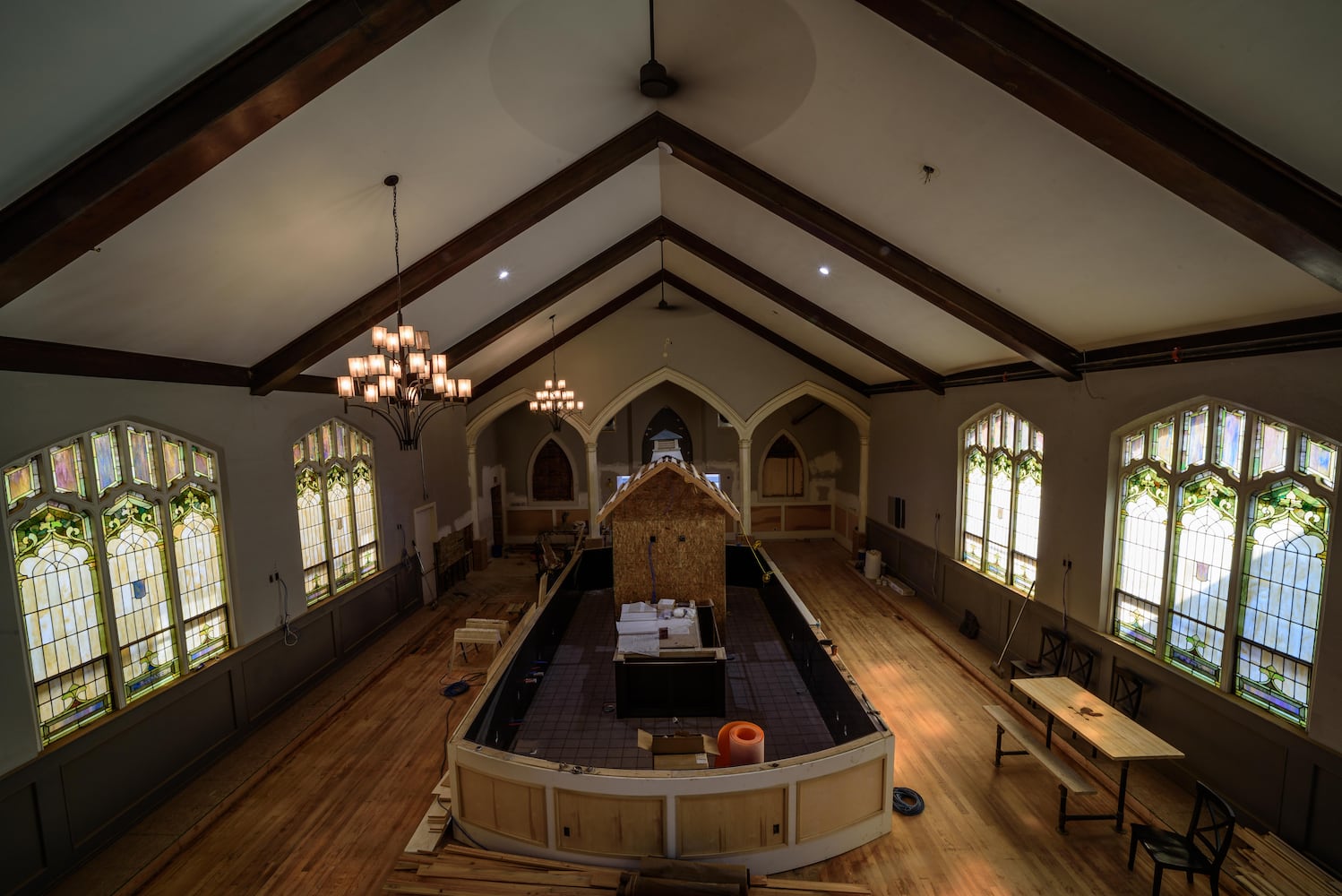PHOTOS: Sneak peek inside church turned brewery coming this summer
