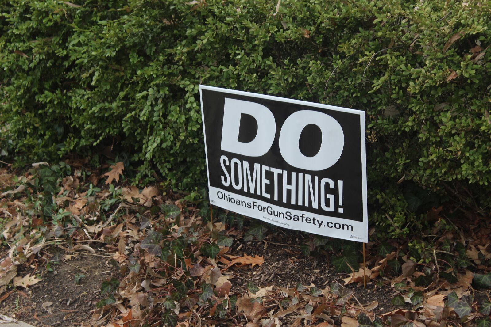 Six months after a 24-year-old Bellbrook man killed nine people in the Oregon District during the worst mass shooting in Ohio history, literal signs of strength, appreciation, resilience and the determination to “do something” about gun violence can be found throughout the historic neighborhood. "Do Something" signs are in several residential yards. AMELIA ROBINSON/STAFF