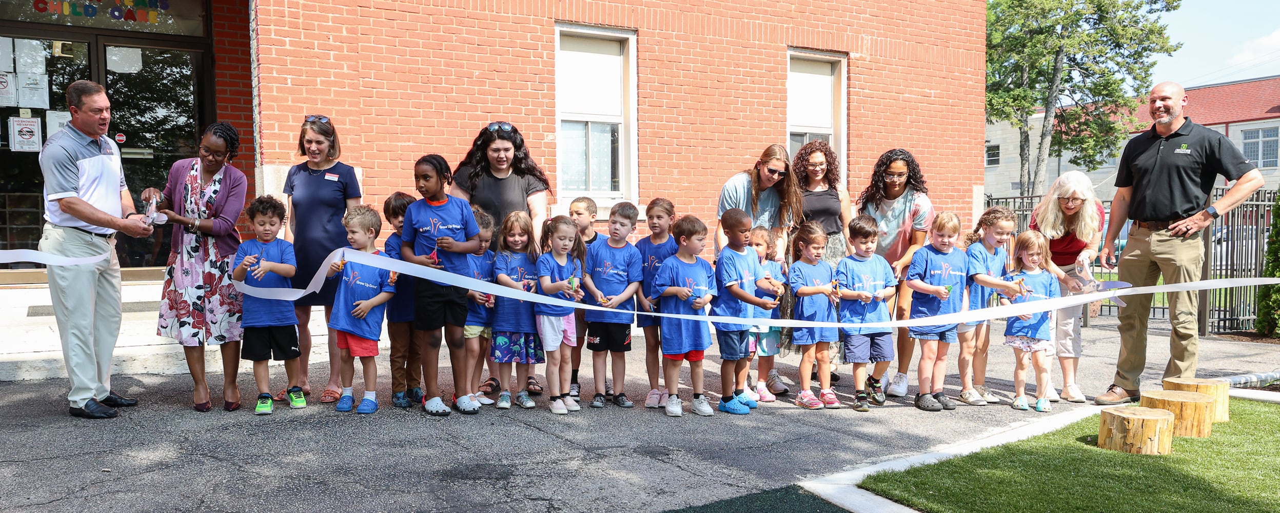 Rainbow Years Child Care playground ribbon cutting 062525 DDN