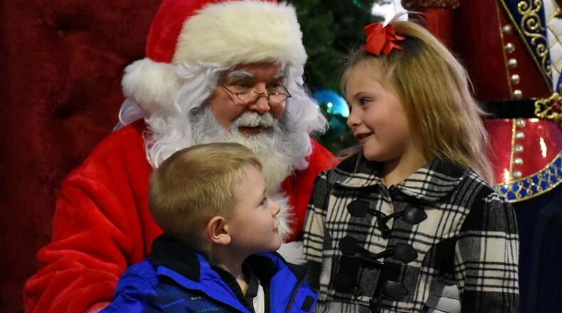 Don't miss Santa's arrival at 5:30 p.m.!