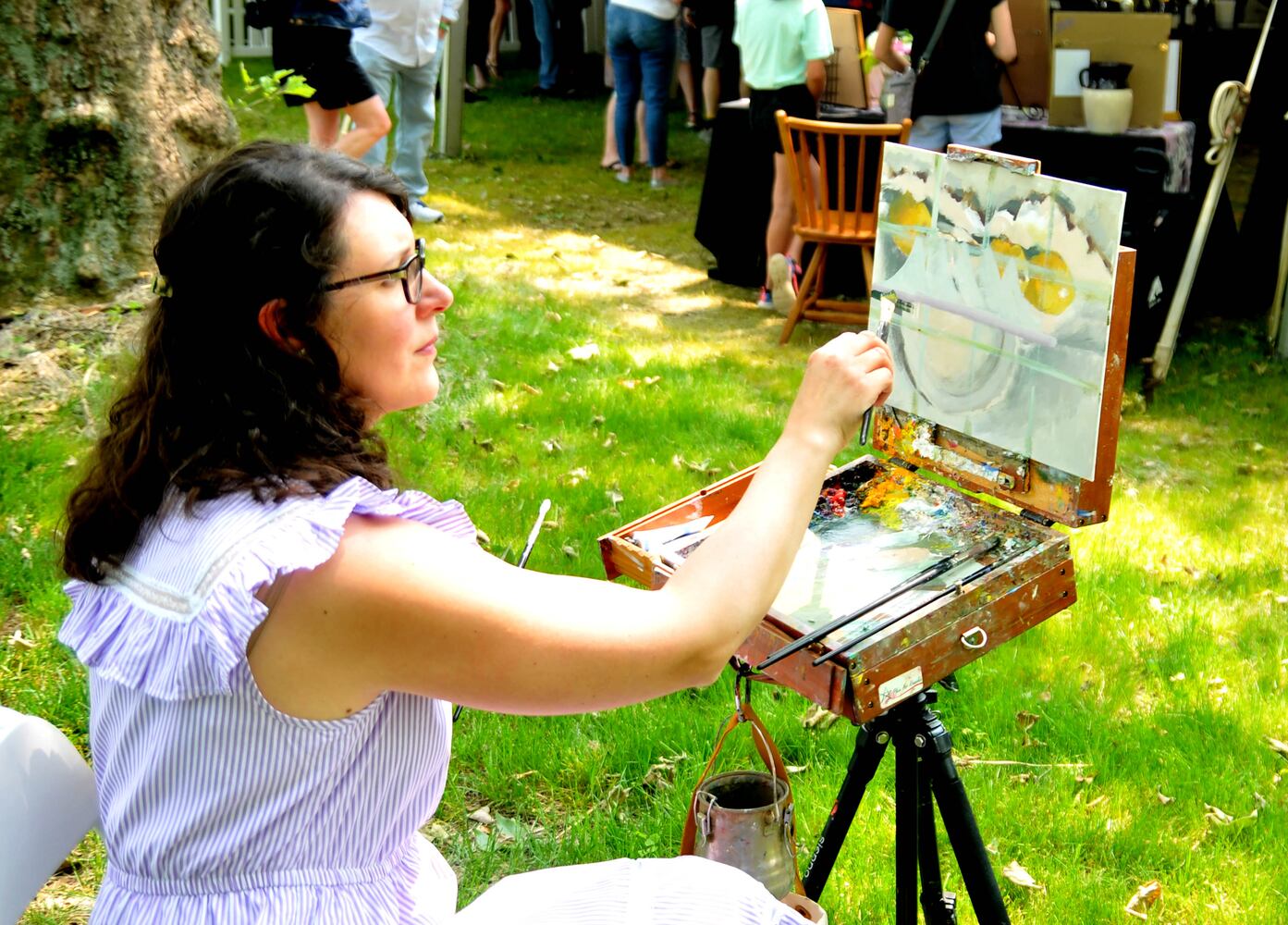 Did we spot you at Fleurs de Fete at Carillon Historical Park?