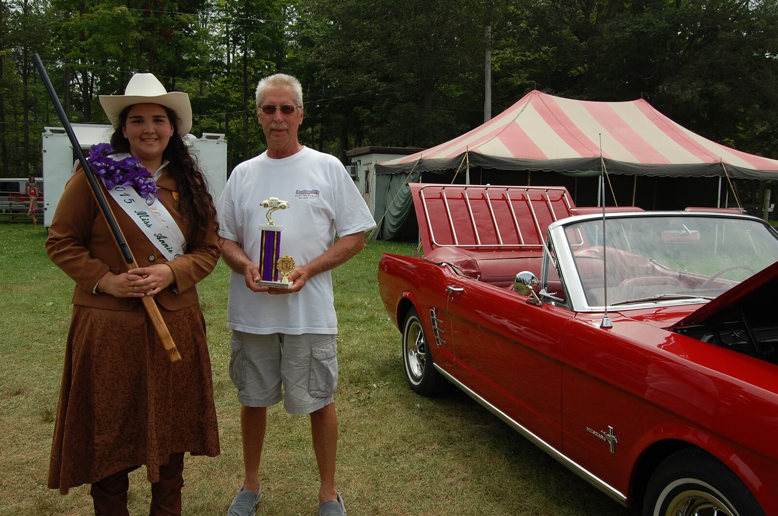 The Annie Oakley Festival, taking place from July 23-25 at the Darke County Fairgrounds in Greenville, will be honoring the area’s most famous sharpshooter. Contributed photo.