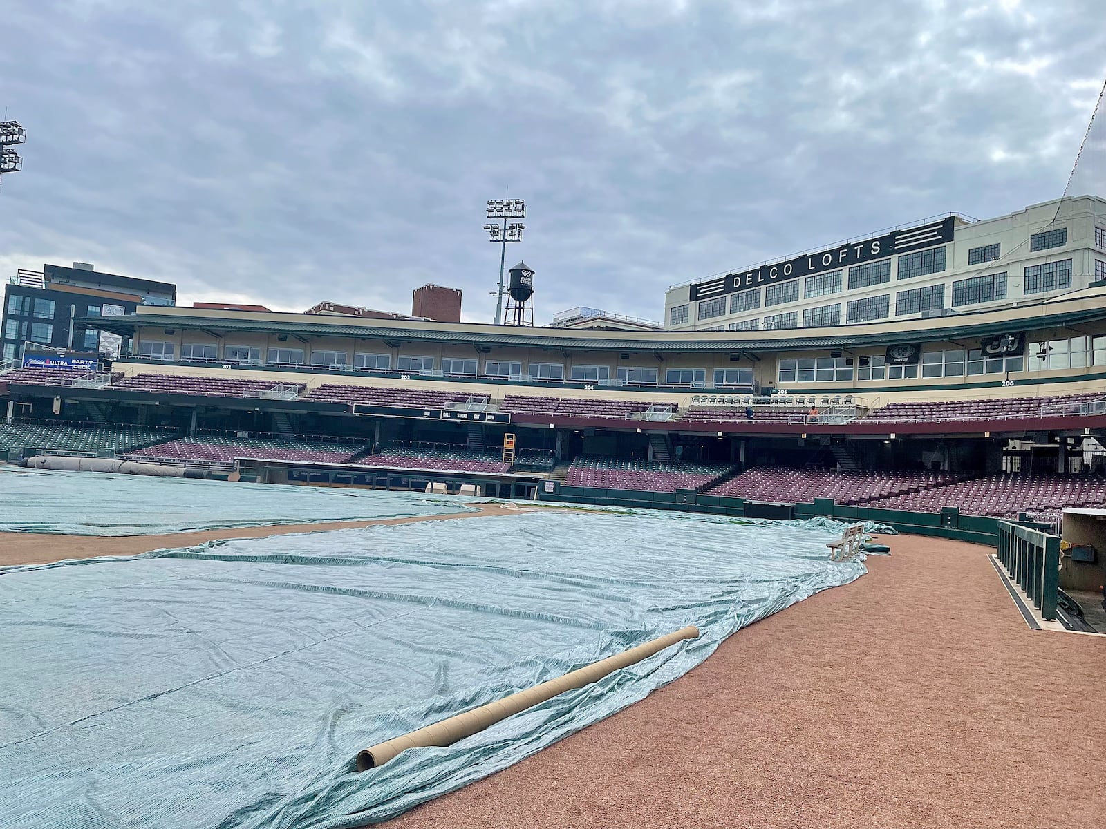 Day Air Ballpark is seeing lots of improvements ahead of opening day for the Dayton Dragons. NATALIE JONES/STAFF