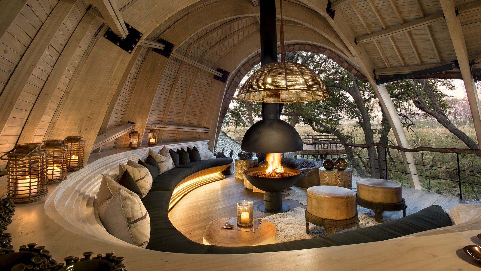 The Sandibe Okavango Safari Lodge. (andBeyond)
