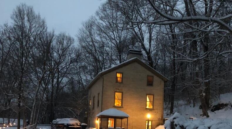 Partington Spring House after a snowfall. Photo courtesy of Partington Spring House