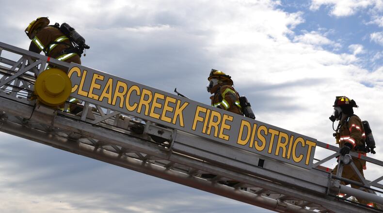 Firefighters at the Clearcreek Fire District, which protects Springboro and Clearcreek Twp. CONTRIBUTED