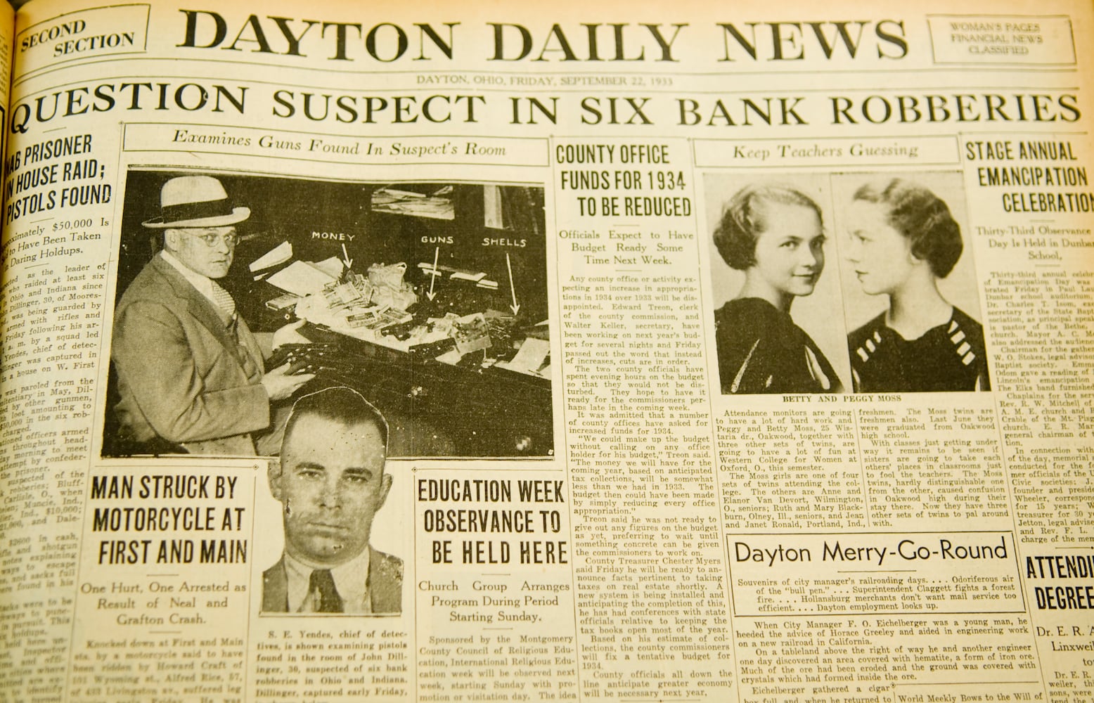 Pistol taken from famous gangster part of exhibit opening this fall
