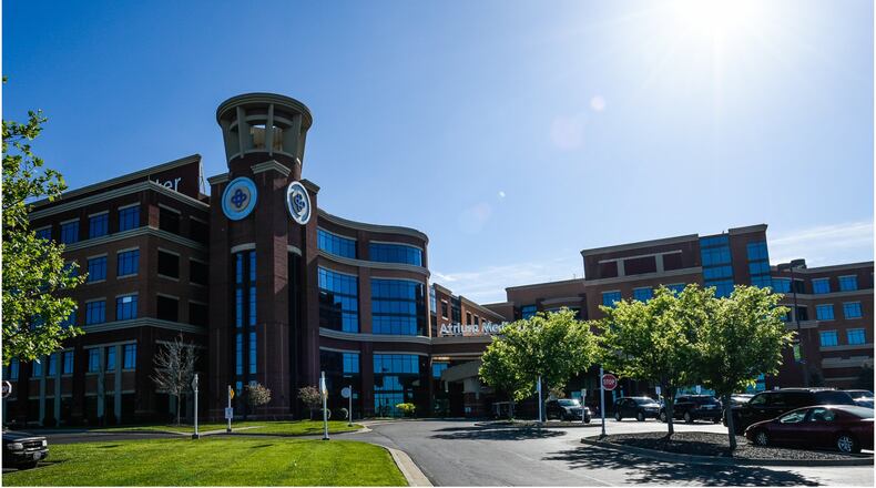 Atrium Medical Center in Middletown. Since the hospital’s opening 10 years ago, it has continued to spur development in area surrounding the Interstate 75 interchange. NICK GRAHAM/STAFF