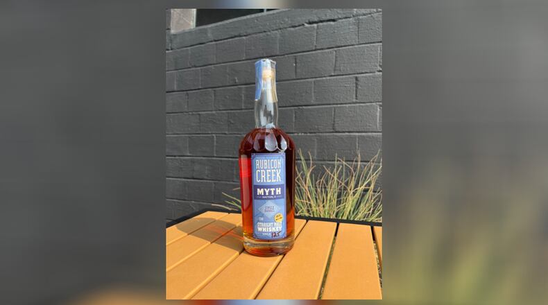 Dayton Barrel Works is releasing its Rubicon Creek Myth Malt Whiskey Single Barrel, the distillery's first whiskey 100 percent distilled and aged by them at 5 p.m. on Friday, Aug. 11. CONTRIBUTED PHOTO