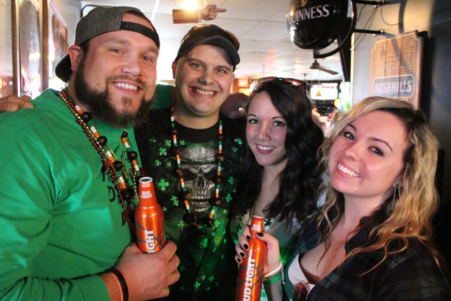 St. Patrick's Day lunchtime festivities at Flanagan's Pub