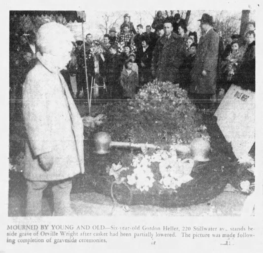 Orville Wright funeral