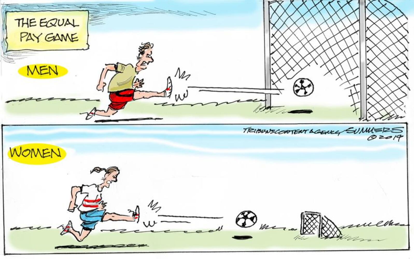 Week in cartoons: U.S. women’s soccer, Ross Perot and more