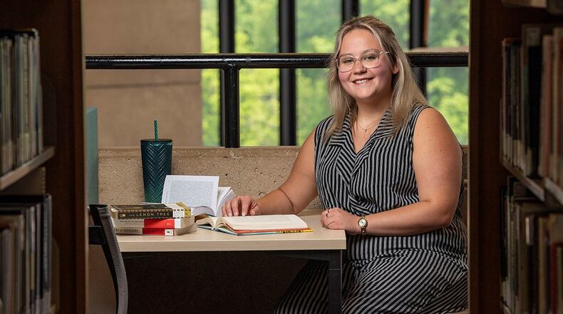 Wright State graduate Lilith Holloway will teach English as a second language in France this fall as a Fulbright Scholar. CONTRIBUTED