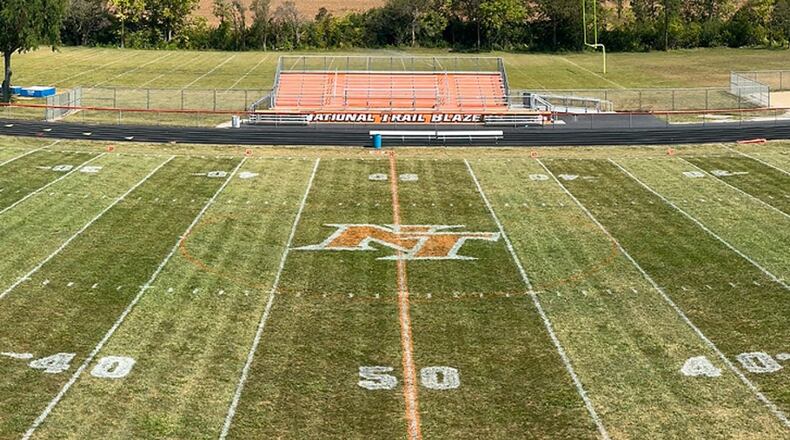 National Trail High School's football field. Contributed photo