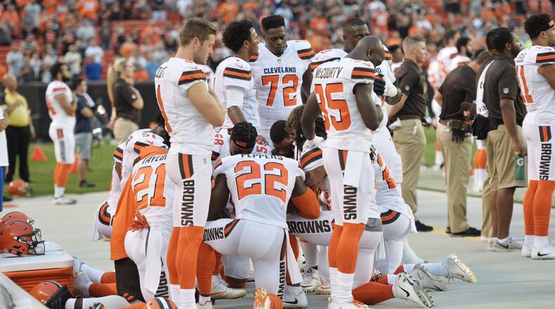 Former NFL running back Clem Daniels says the Cleveland Browns and other players around the league need to move beyond protesting during the national anthem.