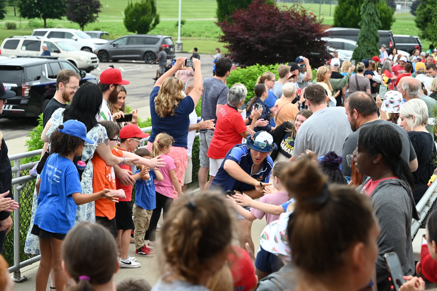 Savannah Bananas make a surprise visit to Nuxhall Miracle League in Fairfield