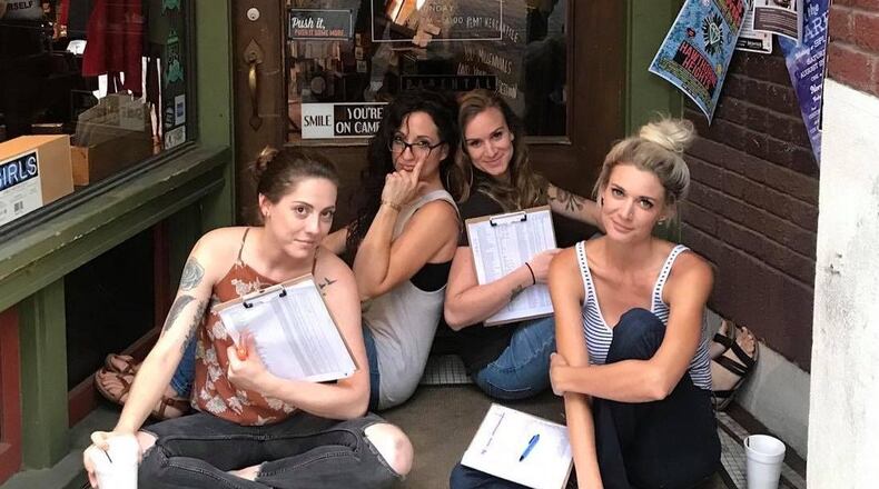 The owners of Heart Mercantile became symbols of Dayton's strength in 2019. They are Kait Gilcher, Amanda Hensler
Carly Short and Brittany Smith.