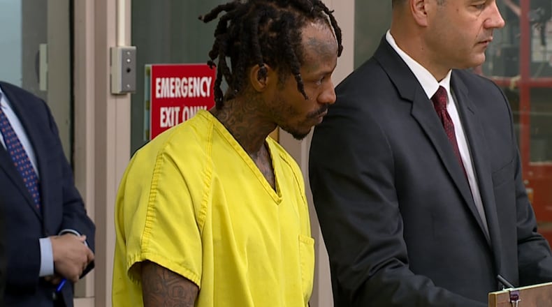 Randall Mickey, 37, received a $1 million bond Saturday for the shooting death of prominent businessman Michael T. Sweeney. MARC PRICE/WCPO/CONTRIBUTED