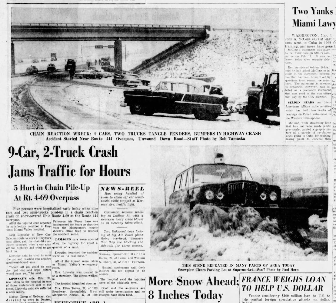 Dayton record snowfall