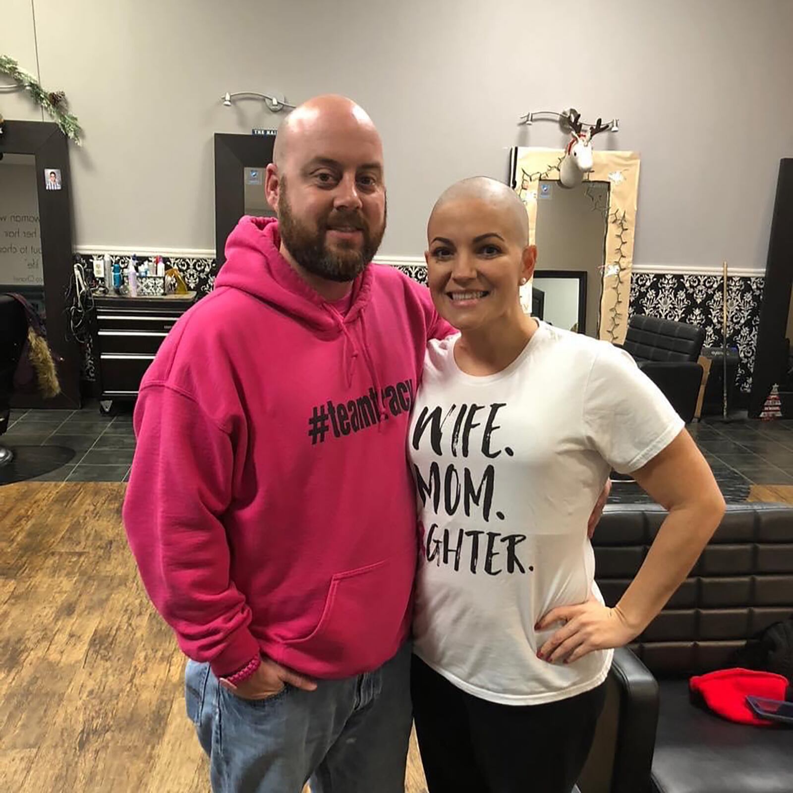 Tracy Evans and her husband, Curtis, were shocked when a breast cancer diagnosis came out of nowhere. Evans was only 35 with no real family history when she was diagnosed. CONTRIBUTED